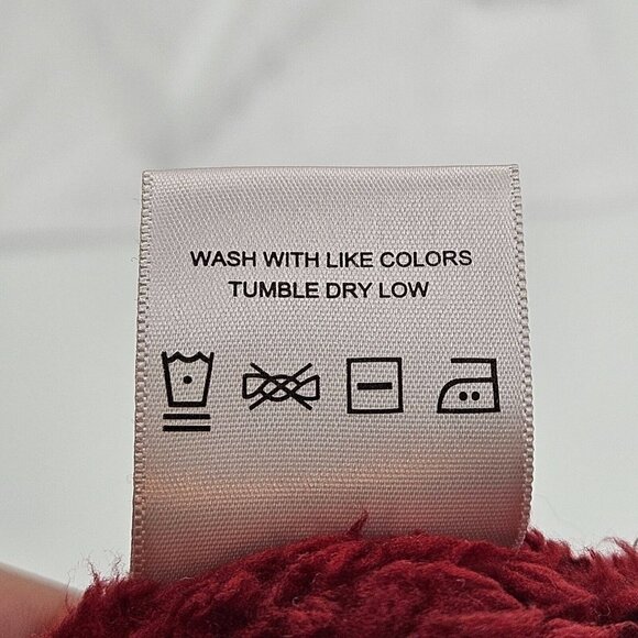 Lauren James Preptec Linden Sherpa 1/4 Zip Sweatshirt Red FSU Women's XS Preppy - Picture 9 of 11